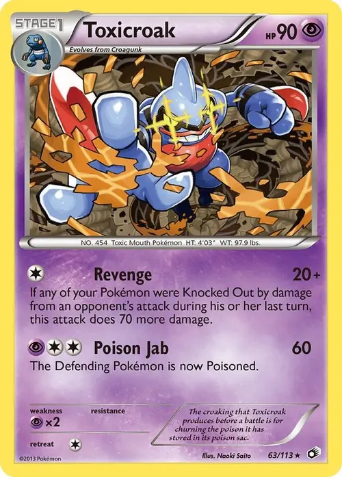 Toxicroak card art