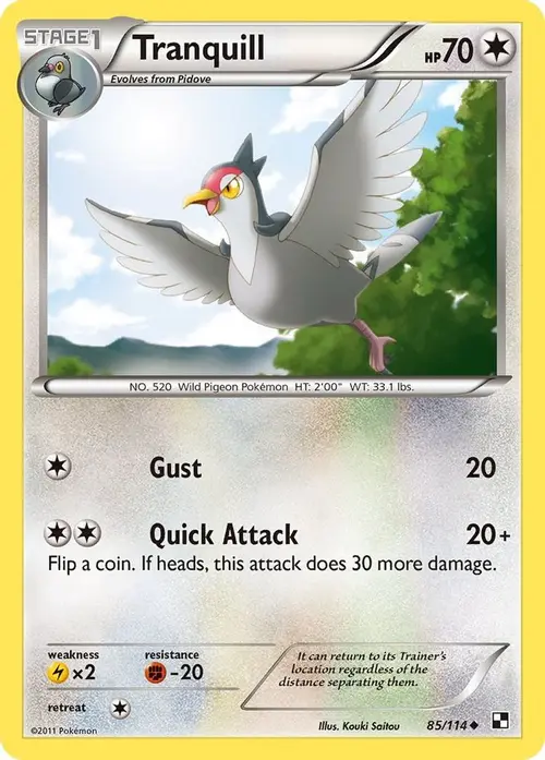 Tranquill card art