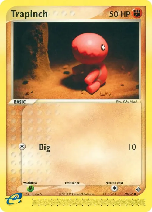 Trapinch - 78/97 card art