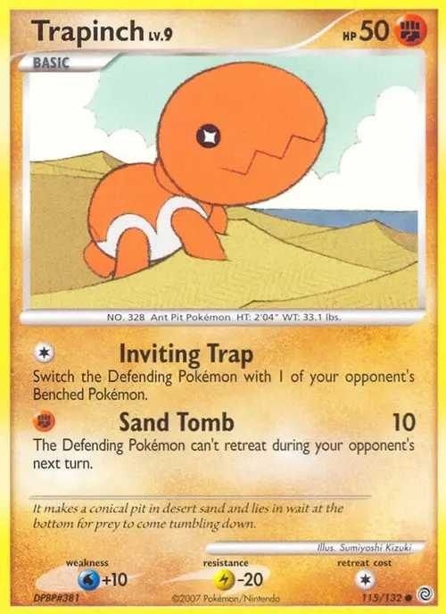 Trapinch card art