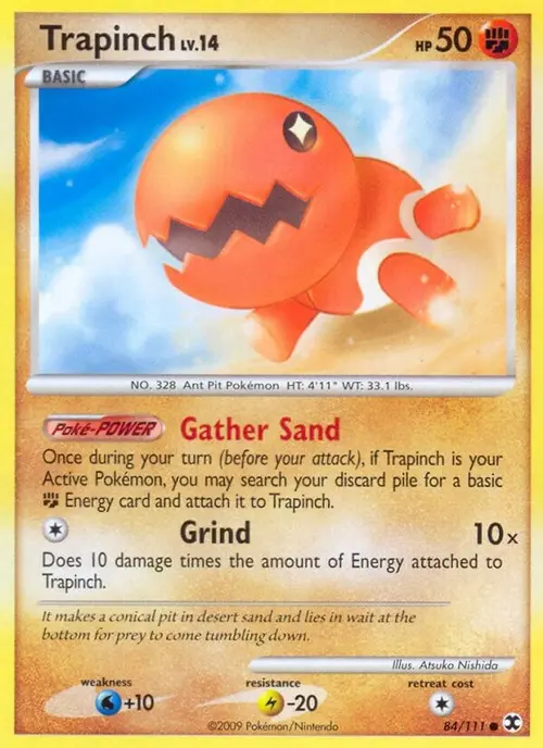 Trapinch card art