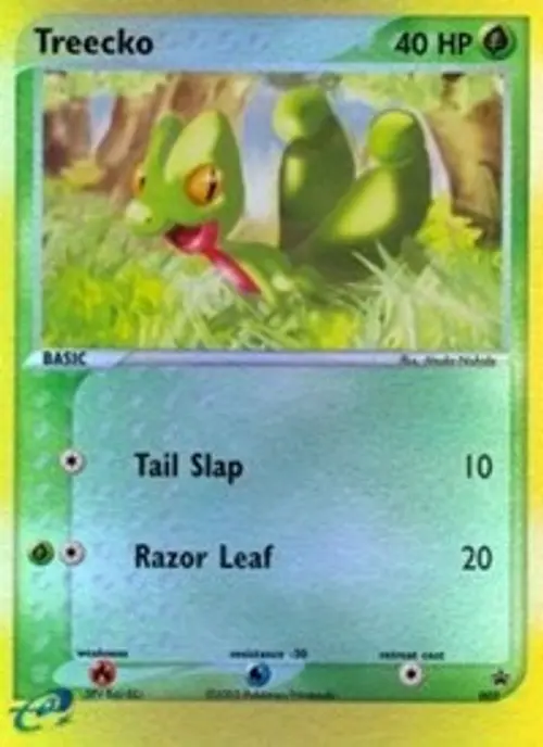 Treecko - 003 (e-League) card art