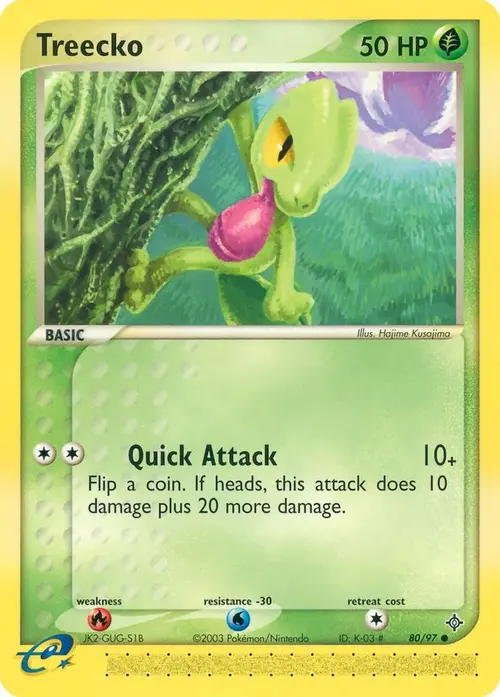 Treecko card art