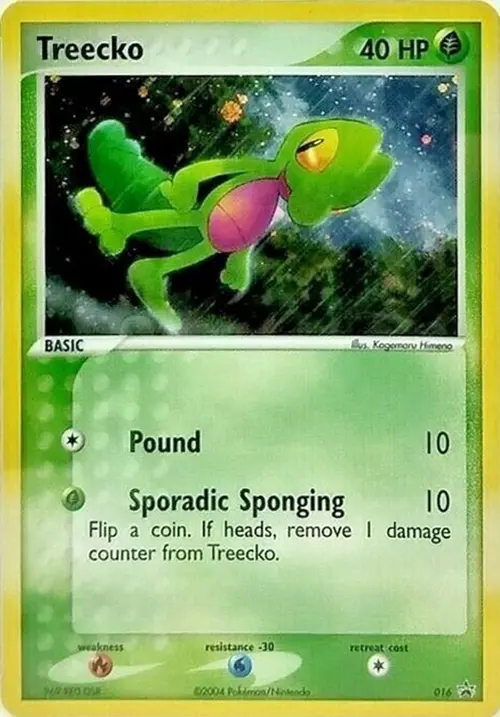 Treecko - 016 (EX Deck Tin) card art