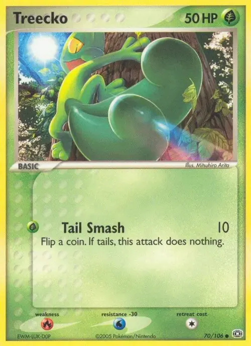 Treecko card art
