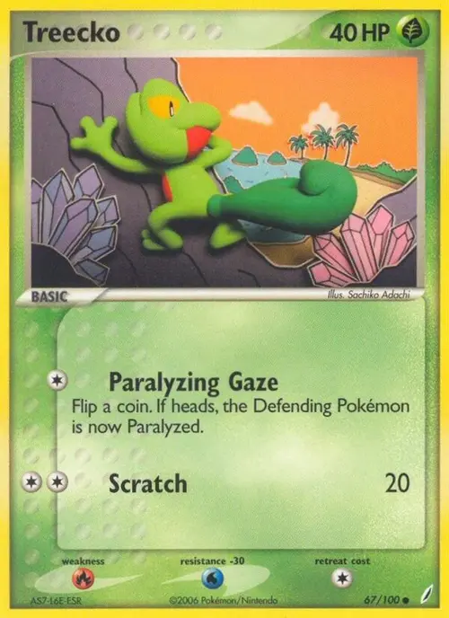 Treecko card art