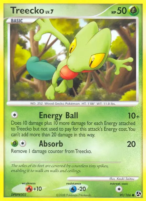 Treecko card art