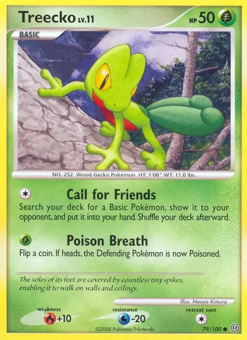 Treecko card art