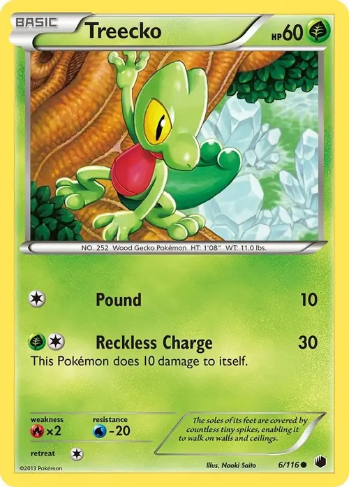 Treecko card art