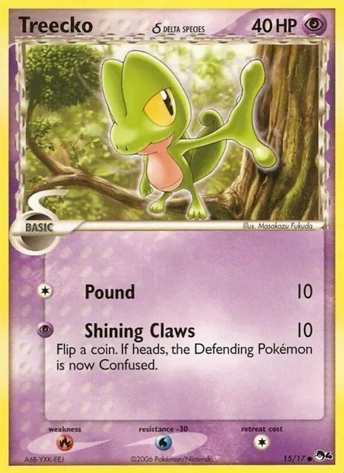 Treecko (Delta Species) card art