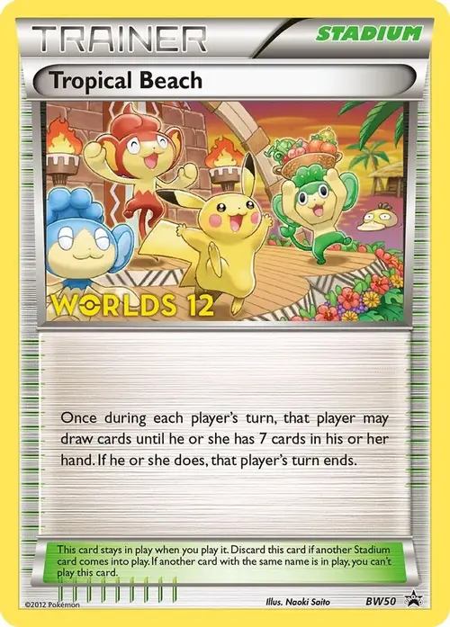 Tropical Beach - BW50 (Worlds 12) card art