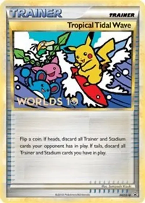 Tropical Tidal Wave - HGSS18 (Worlds 10) [Participation] card art