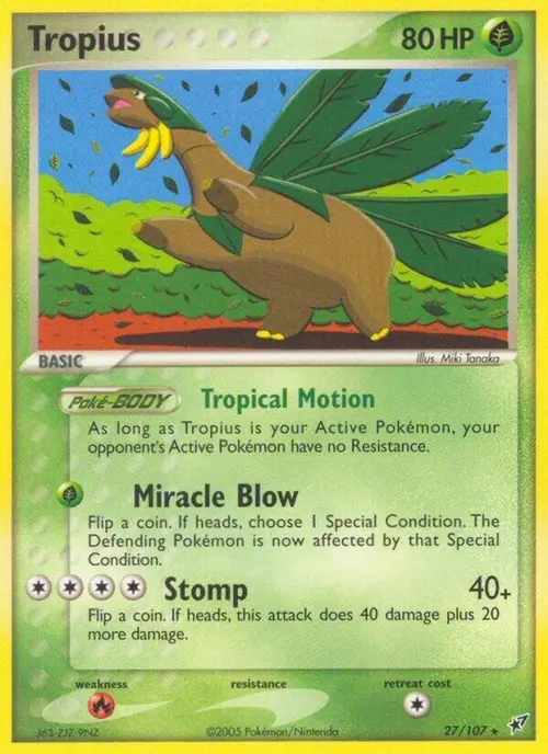 Tropius card art