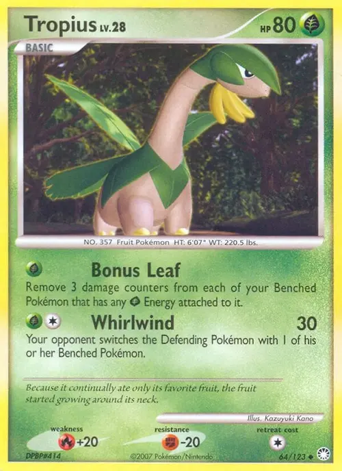 Tropius card art