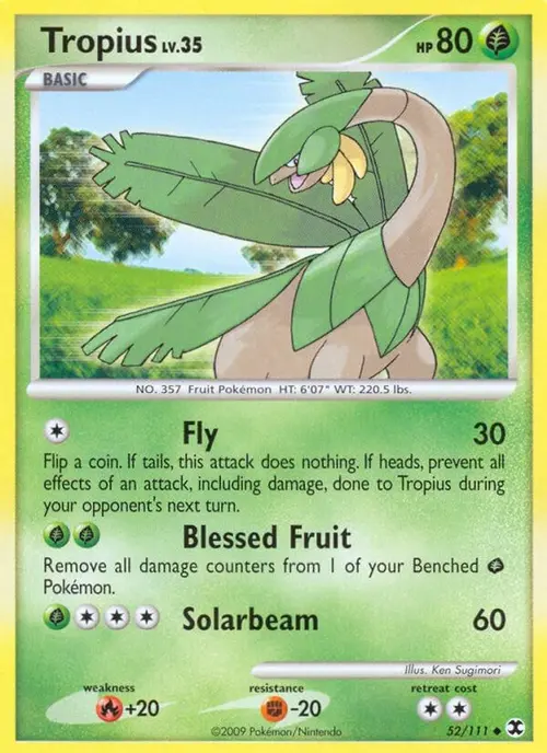 Tropius card art