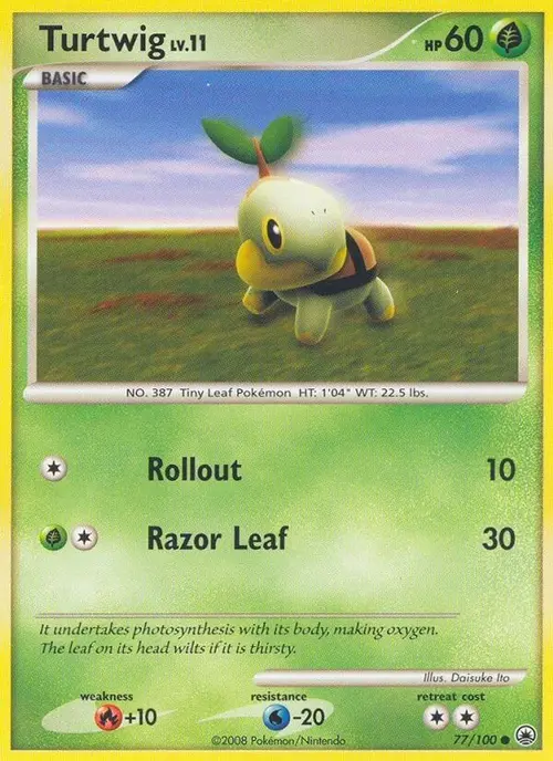 Turtwig (77) card art