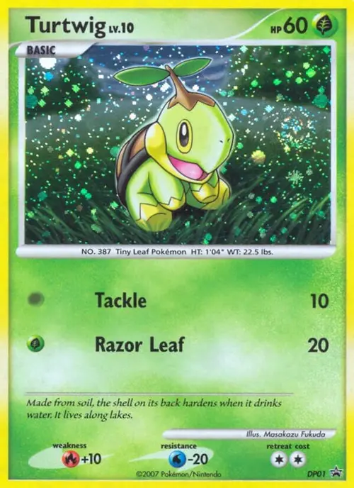 Turtwig - DP01 card art