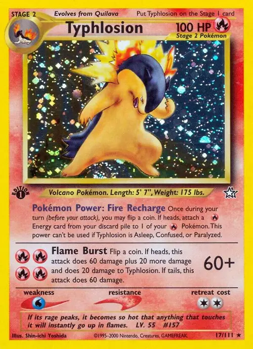 Typhlosion (17) card art