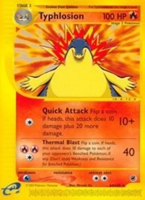 Typhlosion (64) card art