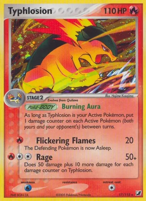 Typhlosion card art