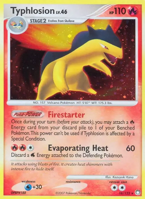 Typhlosion card art