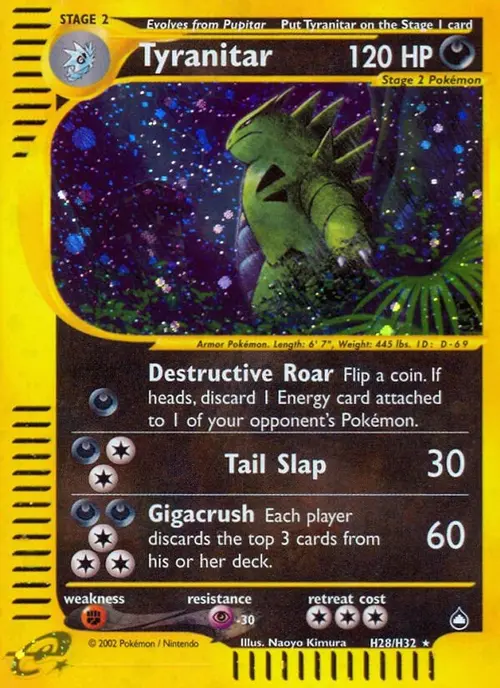 Tyranitar (H28) card art