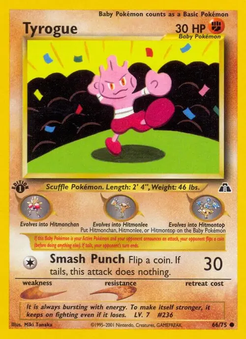 Tyrogue card art
