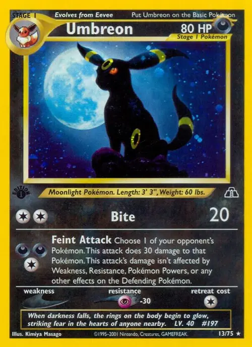 Umbreon (13) card art