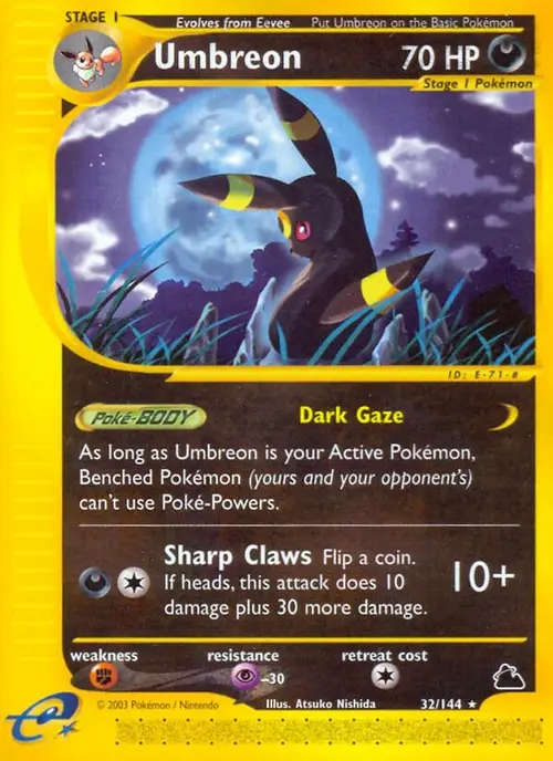 Umbreon (32) card art