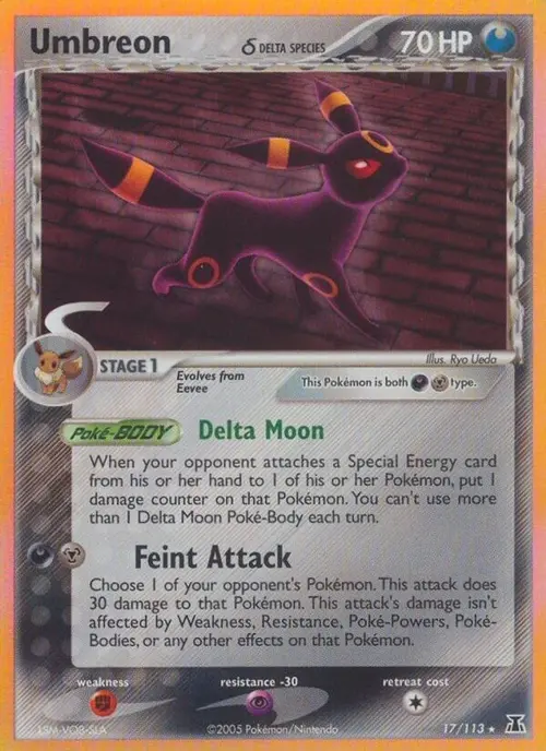 Umbreon (Delta Species) card art