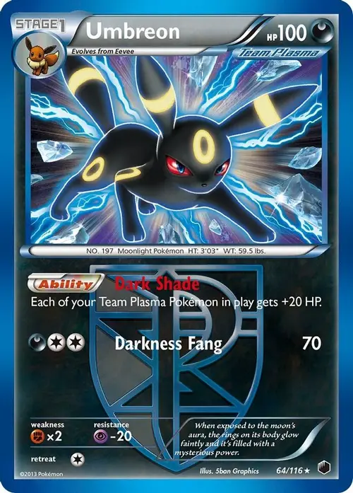 Umbreon (Team Plasma) card art