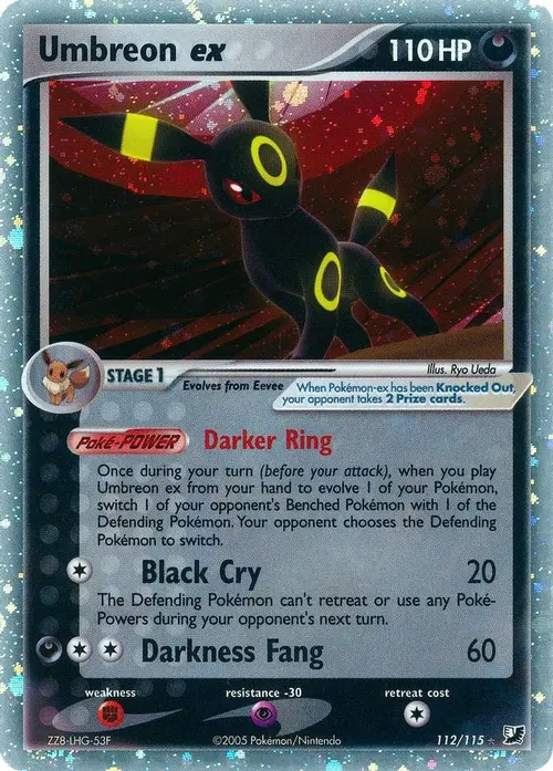Umbreon ex card art