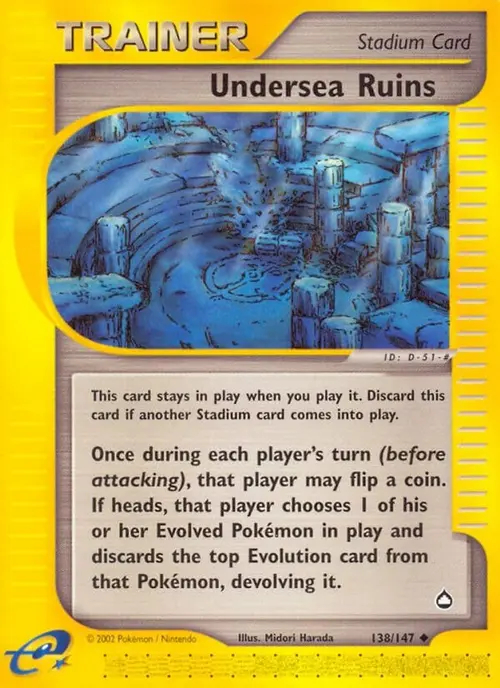 Undersea Ruins card art