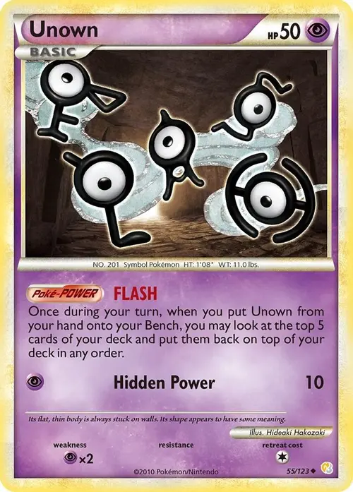 Unown (55) card art