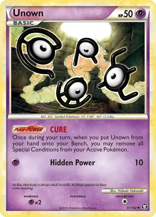 Unown card art