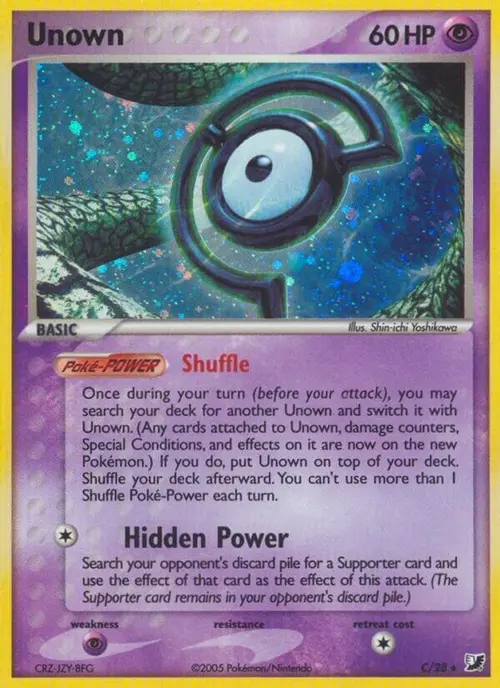 Unown (C) card art