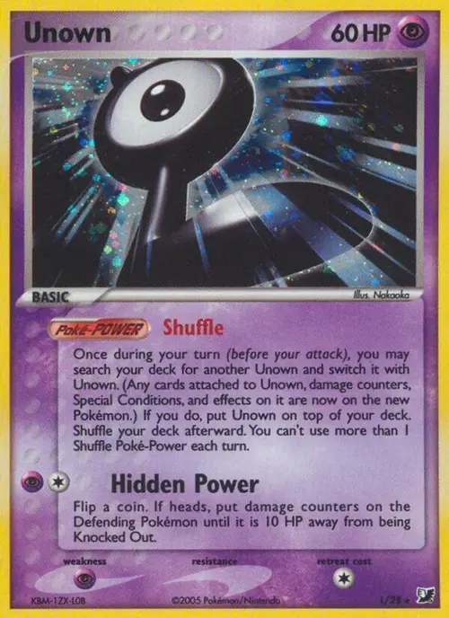 Unown (L) card art