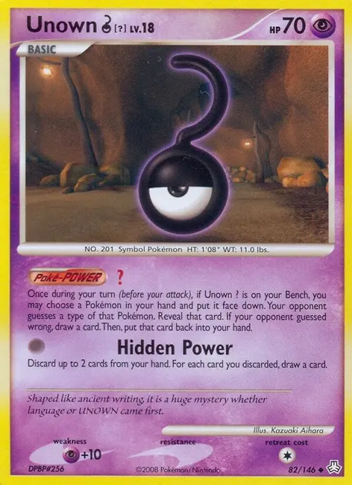 Unown (?) card art