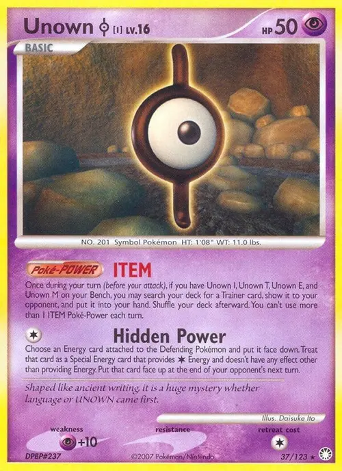 Unown [I] card art