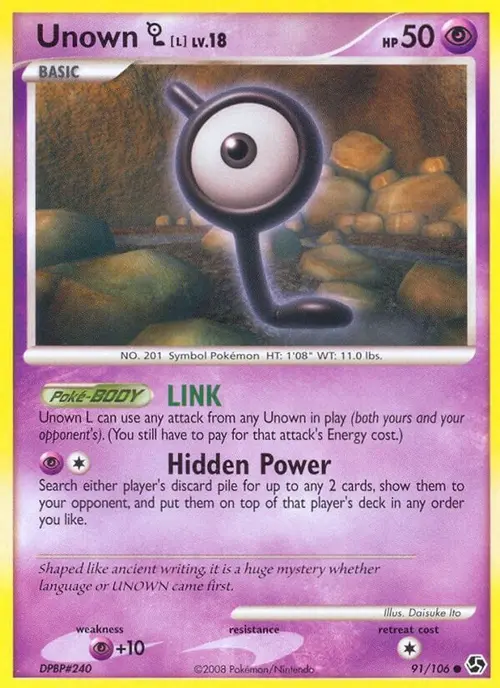 Unown [L] card art