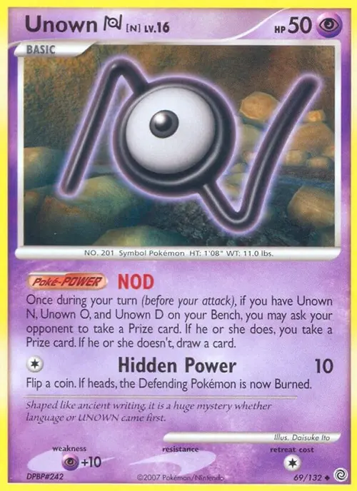 Unown [N] card art