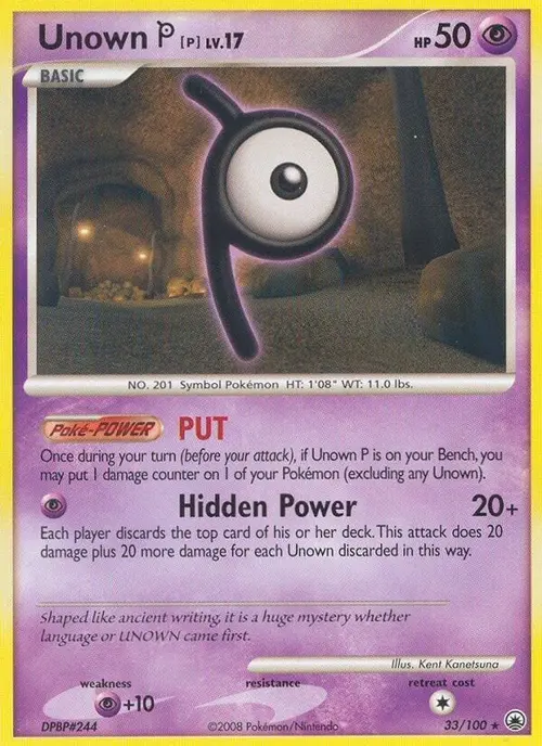 Unown [P] card art