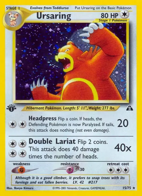 Ursaring (15) card art