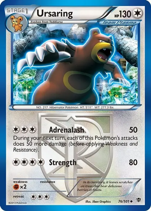 Ursaring (Team Plasma) card art