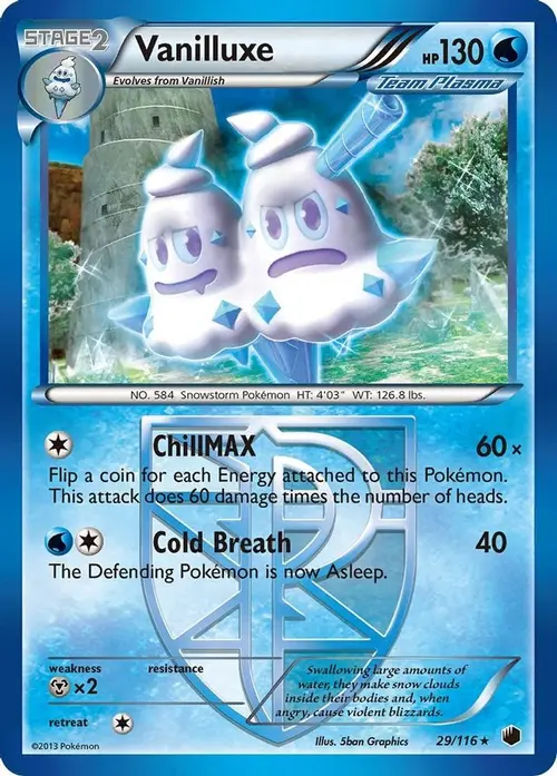 Vanilluxe (Team Plasma) card art