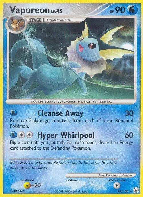 Vaporeon card art