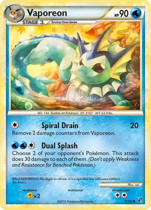 Vaporeon card art