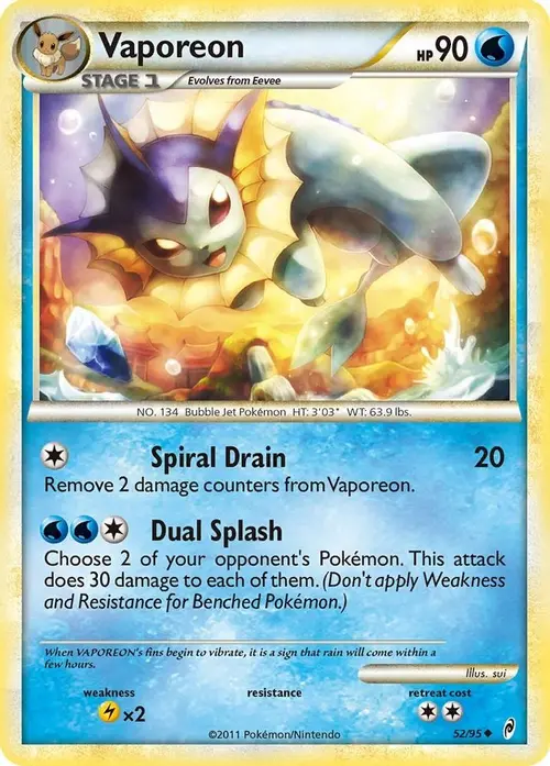 Vaporeon card art
