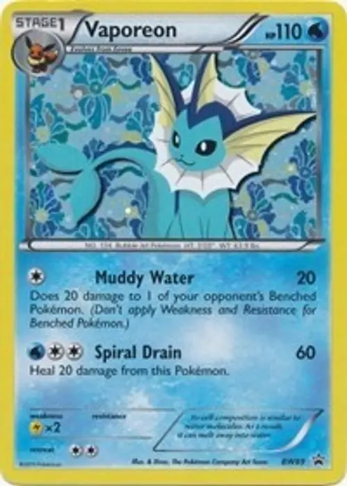 Vaporeon - BW89 card art