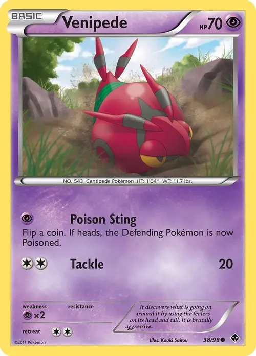 Venipede card art